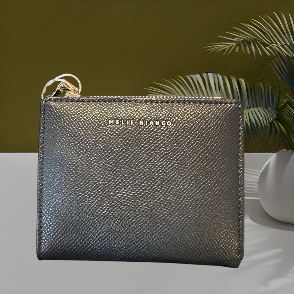 MELIE BIANCO The TISH Vegan Leather Wallet | BLACK